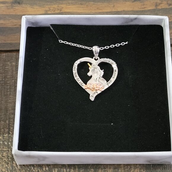 Girl's Unicorn Necklace - Picture 5 of 5